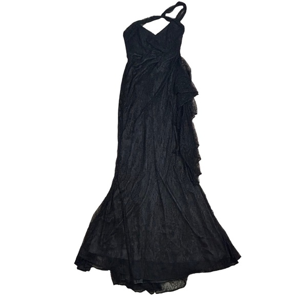 Michael Costello Black Lace Maxi Dress - Picture 5 of 16